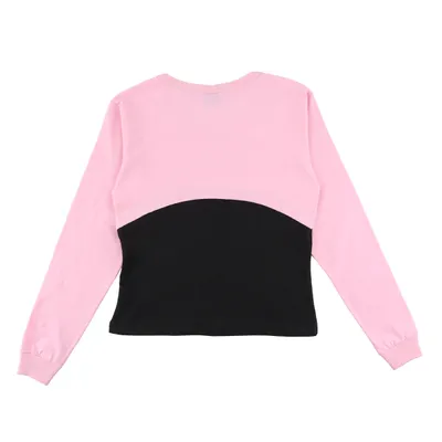 Blusa Juvenil Pami Manga Longa Estampa Keep Active